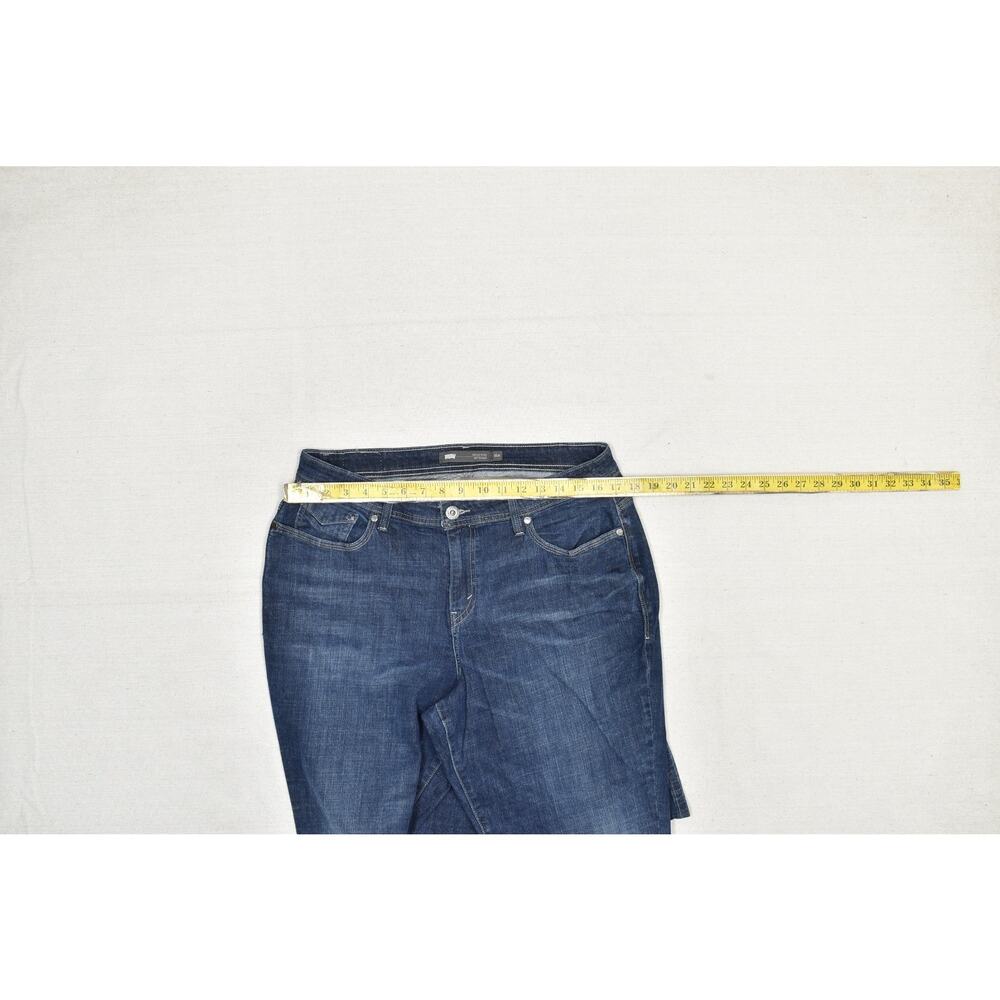 Levi's Women's Blue 505 Straight Leg Jeans Plus Size 16W Defined Waist - Picture 7 of 8